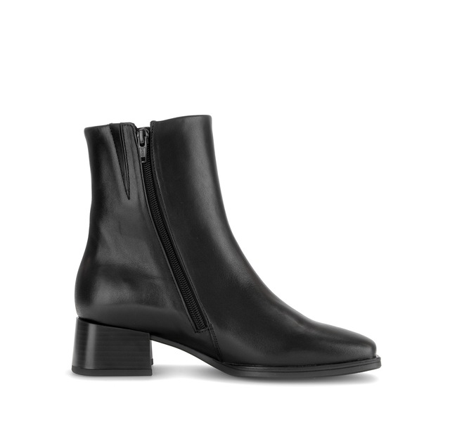 Gabor Stiefelette Blockabsatz, Basic-Stiefelette mit Innenreißverschluss, G-Weite