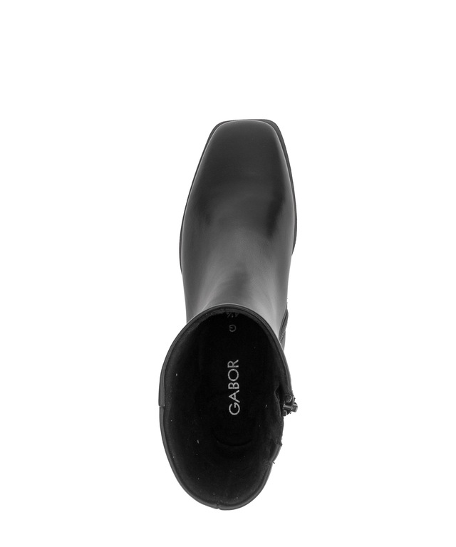 Gabor Stiefelette Blockabsatz, Basic-Stiefelette mit Innenreißverschluss, G-Weite