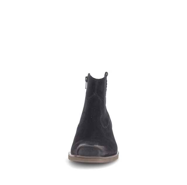 Gabor Westernstiefelette Blockabsatz, Cowboyboots in Karreeform, Weite G (= weit)