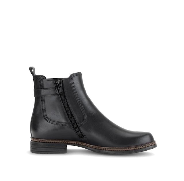 Gabor Chelseaboots Blockabsatz, Stiefelette mit dekorativem Zierriemchen