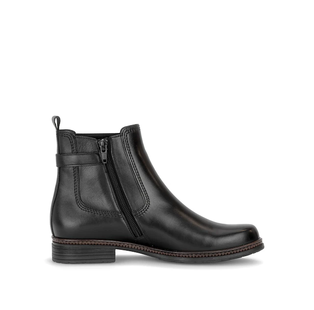 Gabor Chelseaboots Blockabsatz, Stiefelette mit dekorativem Zierriemchen