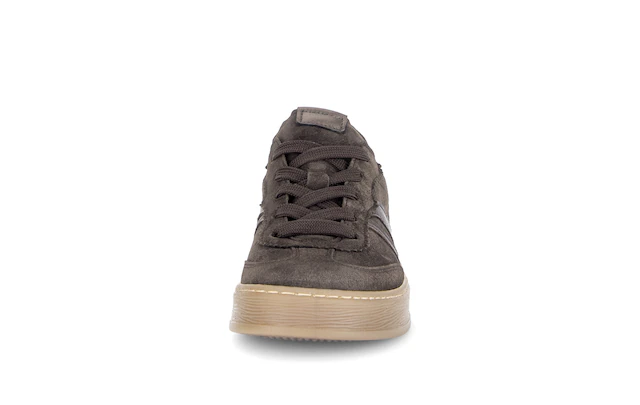 Gabor Sneaker Freizeitschuh, Halbschuh, Schnürer mit Kontrastbesatz, Weite G (=weit)