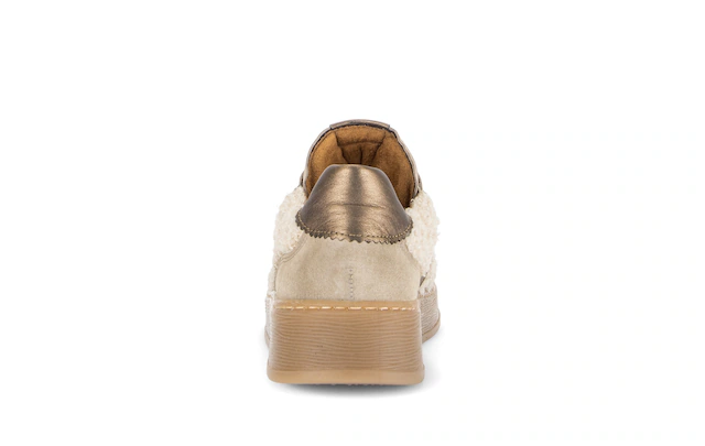 Gabor Sneaker Freizeitschuh, Halbschuh, Schnürer mit Kontrastbesatz, Weite G (=weit)