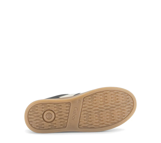 Gabor Sneaker Freizeitschuh, Halbschuh, Schnürer mit Kontrastbesatz, Weite G (=weit)