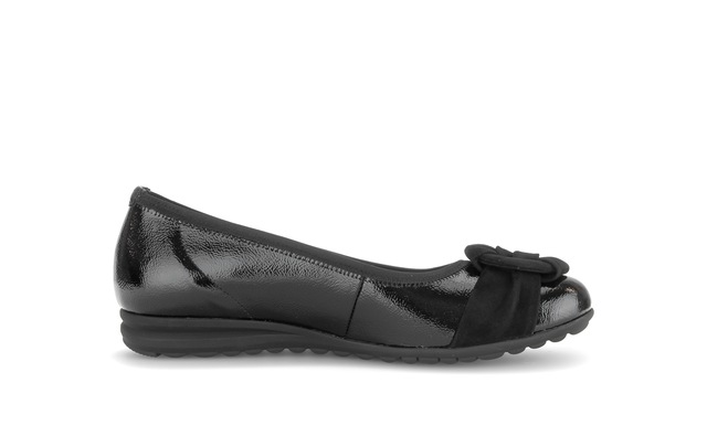 Gabor Pumps Keilabsatz, Businessschuh, Schlüpfschuh, schöne Zierschnalle, Weite G