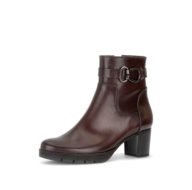 Gabor Stiefelette Blockabsatz, Ankleboots mit modischer Zierschnalle