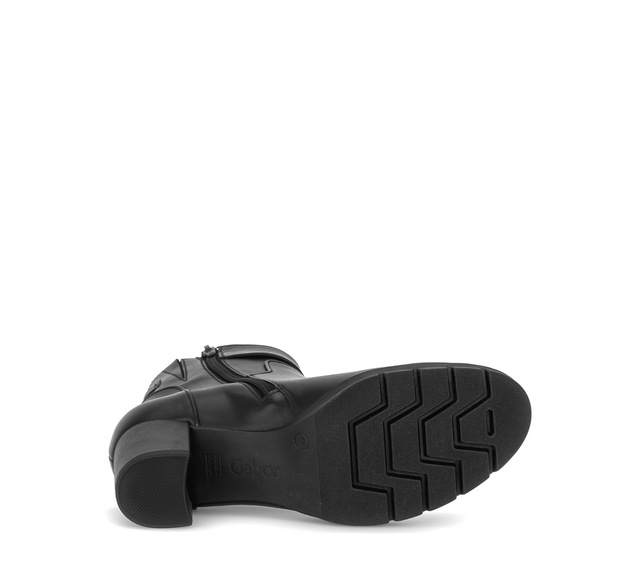Gabor Stiefelette Blockabsatz, Ankleboots mit modischer Zierschnalle