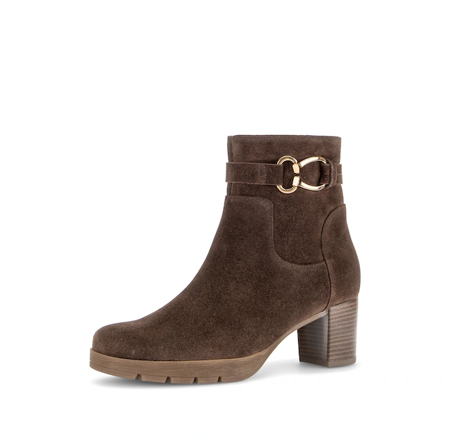 Gabor Stiefelette Blockabsatz, Ankleboots mit modischer Zierschnalle