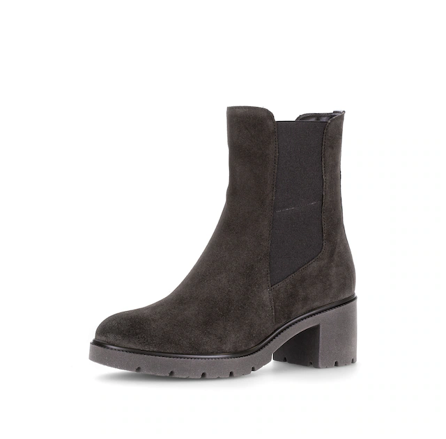 Gabor Chelseaboots Blockabstz, Stiefelette in Komfortweite H (= sehr weit)
