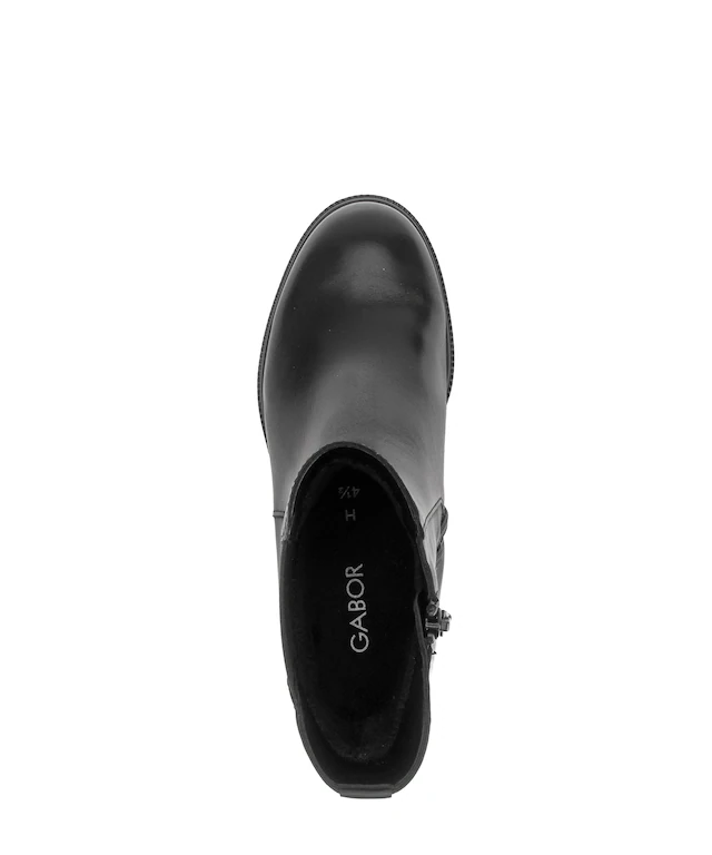 Gabor Chelseaboots Blockabstz, Stiefelette in Komfortweite H (= sehr weit)