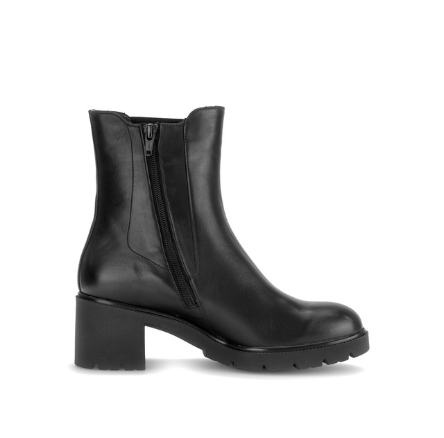 Gabor Chelseaboots Blockabstz, Stiefelette in Komfortweite H (= sehr weit)
