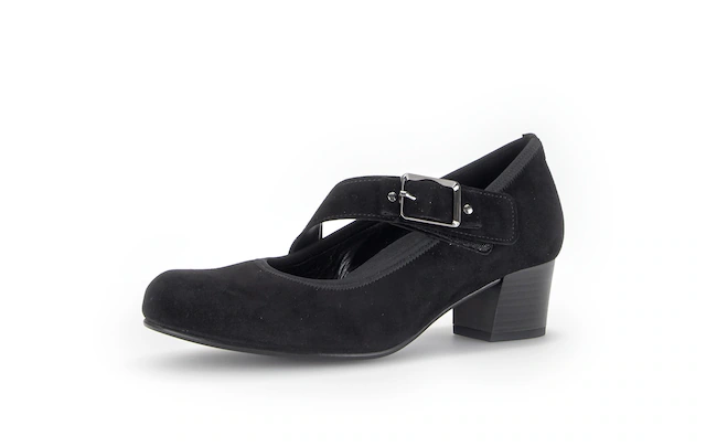 Gabor Pumps Blockabsatz, Businessschuh, Spangenpumps, Komfortweite H (=sehr weit)