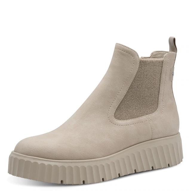 Tamaris Chelseaboots Plateau, Stiefelette mit praktischem Innenreißverschluss
