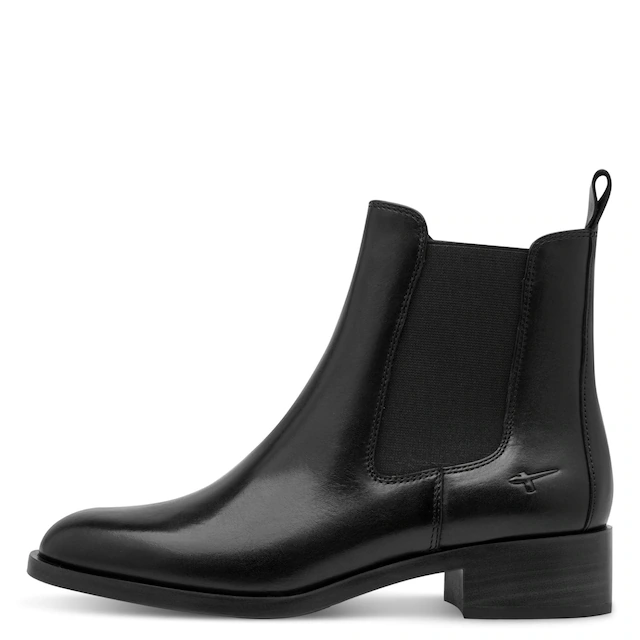 Tamaris Chelseaboots Blockabsatz, Stiefelette mit praktischem Innenreißverschluss