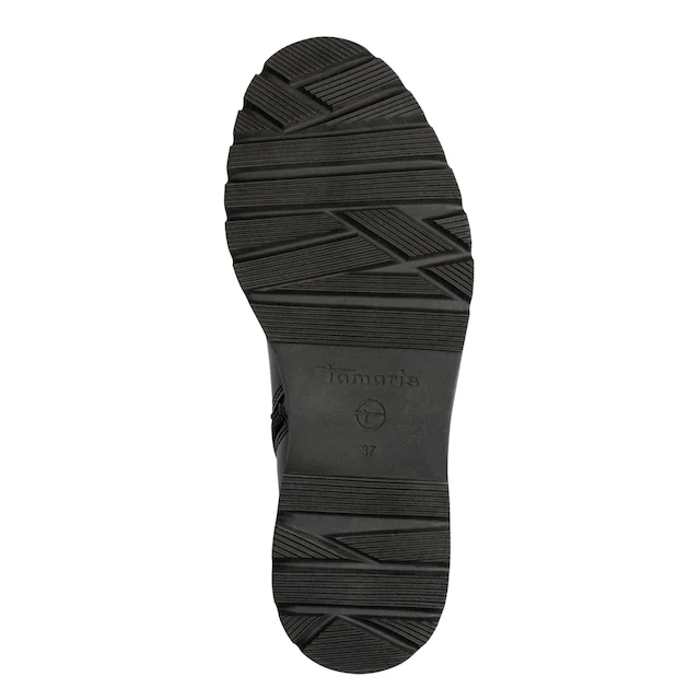 Tamaris Schnürstiefelette Blockabsatz, Boots mit Schnürsenkeln im Animal-Look