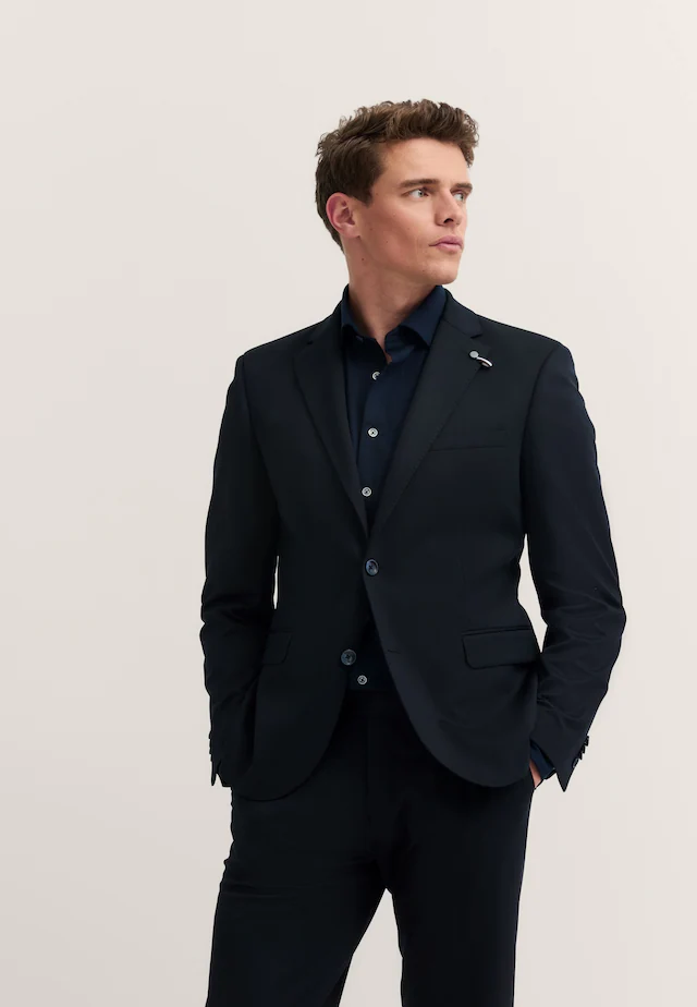 bugatti Anzugsakko »Regular Fit« Jersey-Artikel mit Stretch