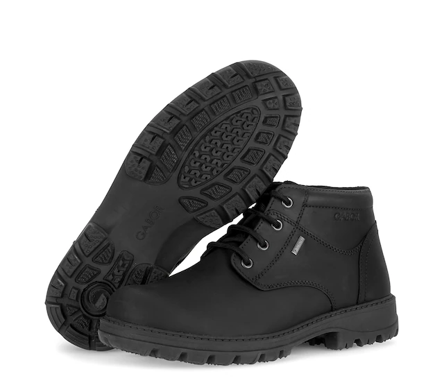 Gabor Schnürboots Schnürstiefelette, mit Ziernähten in Schuhweite G (= weit)