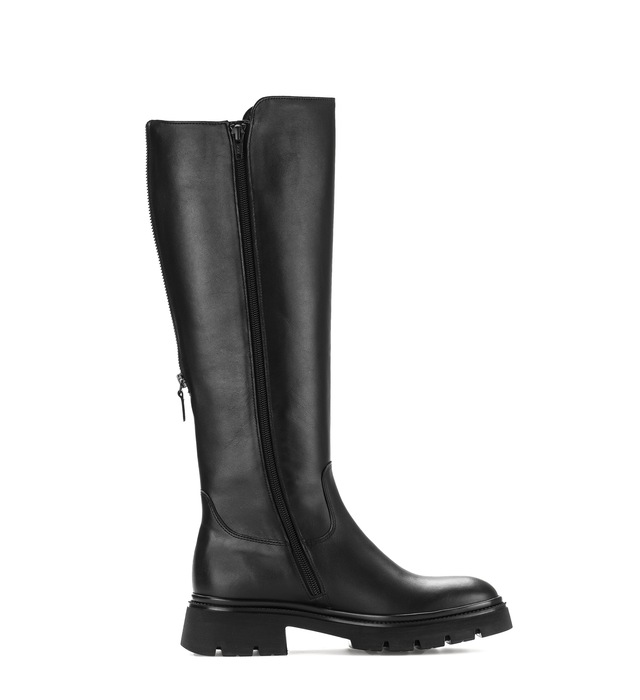 Gabor Stiefel Blockabsatz, Langschaftstiefel mit Innenreißverschluss