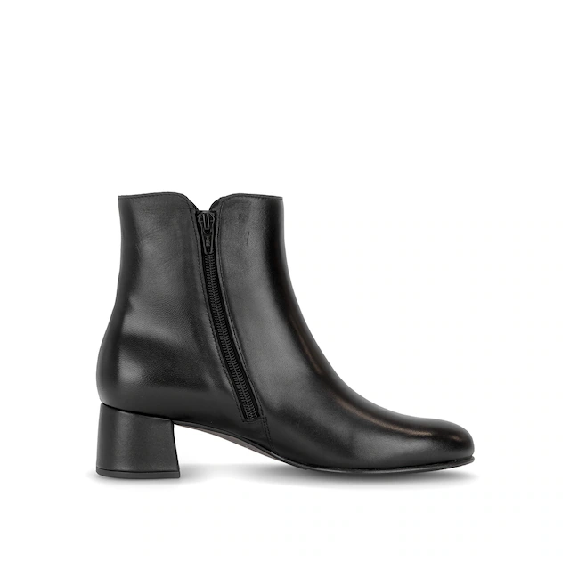 Gabor Stiefelette Blockabsatz, Ankleboots mit praktischem Reißverschluss, schmale Form