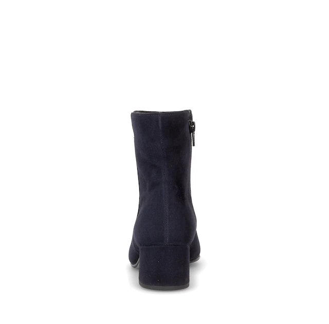 Gabor Stiefelette Blockabsatz, Ankleboots mit praktischem Reißverschluss, schmale Form