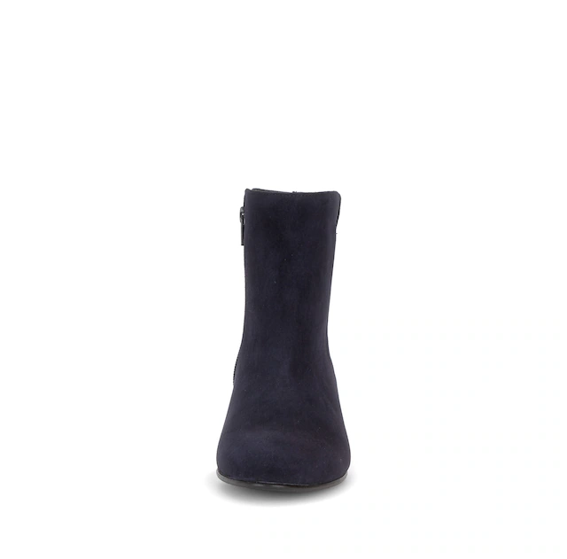 Gabor Stiefelette Blockabsatz, Ankleboots mit praktischem Reißverschluss, schmale Form
