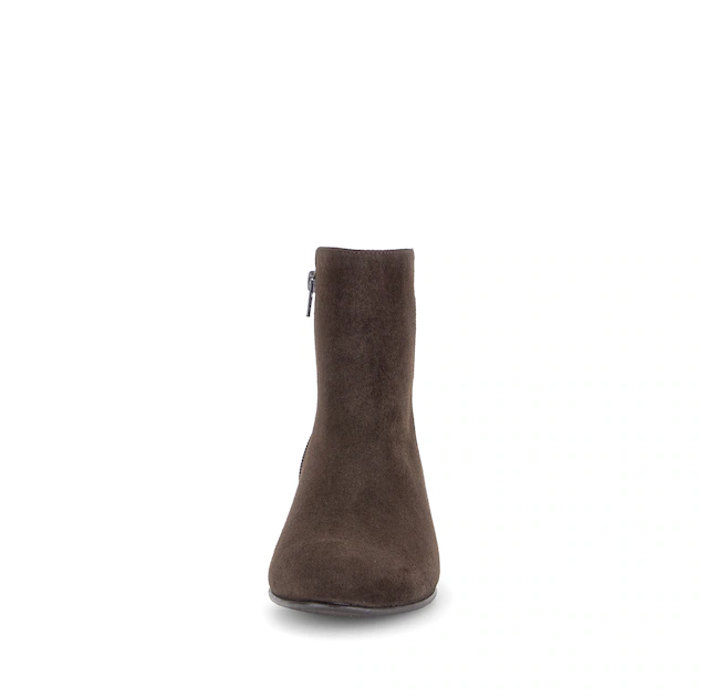 Gabor Stiefelette Blockabsatz, Ankleboots mit praktischem Reißverschluss, schmale Form