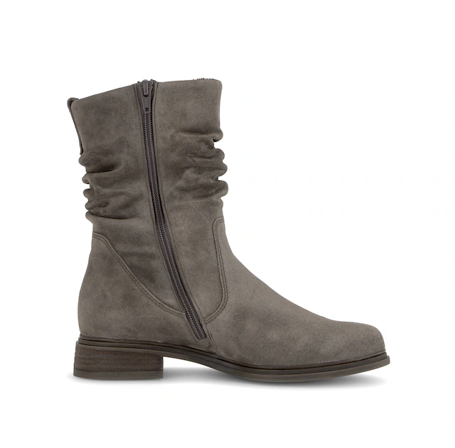 Gabor Stiefelette Blockabsatz, Kurzstiefel mit Innenreißverschluss, G-Weite