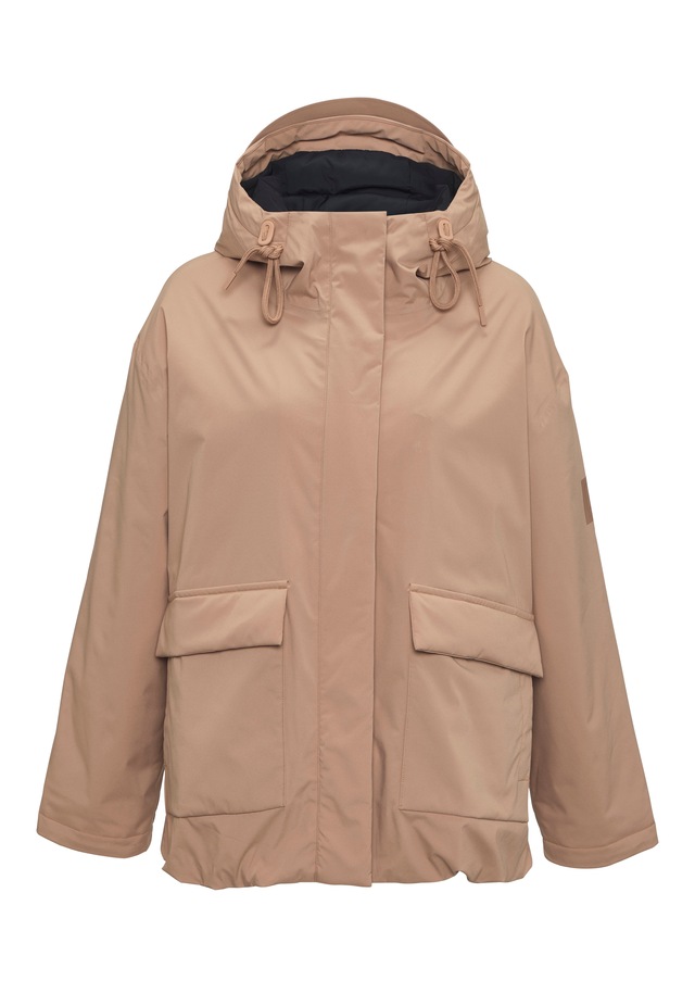 Elbsand Parka mit großem Logodruck auf der Rückseite