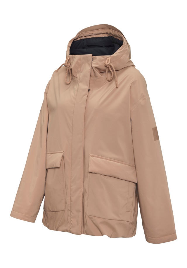 Elbsand Parka mit großem Logodruck auf der Rückseite