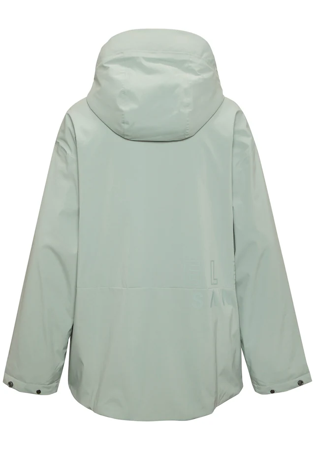 Elbsand Parka mit großem Logodruck auf der Rückseite