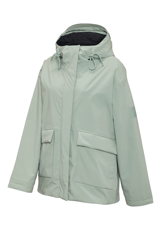Elbsand Parka mit großem Logodruck auf der Rückseite