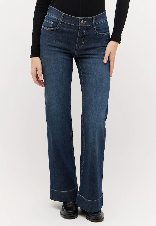 ANGELS Bootcut-Jeans »LUNA« mit ausgestelltem Bein, aus Baumwollmix mit Stretch