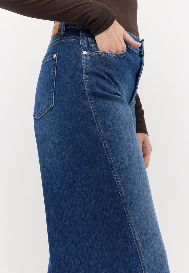 ANGELS Schlagjeans »LIVA EDGY« mit extraweitem Bein und Teilungsnaht