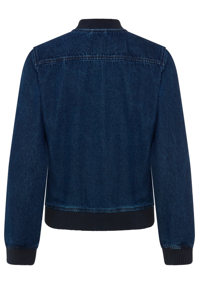 Arizona Jeansjacke »im winterlicheren Denim« hüftlang, Comfort Fit, mit Reißverschluss