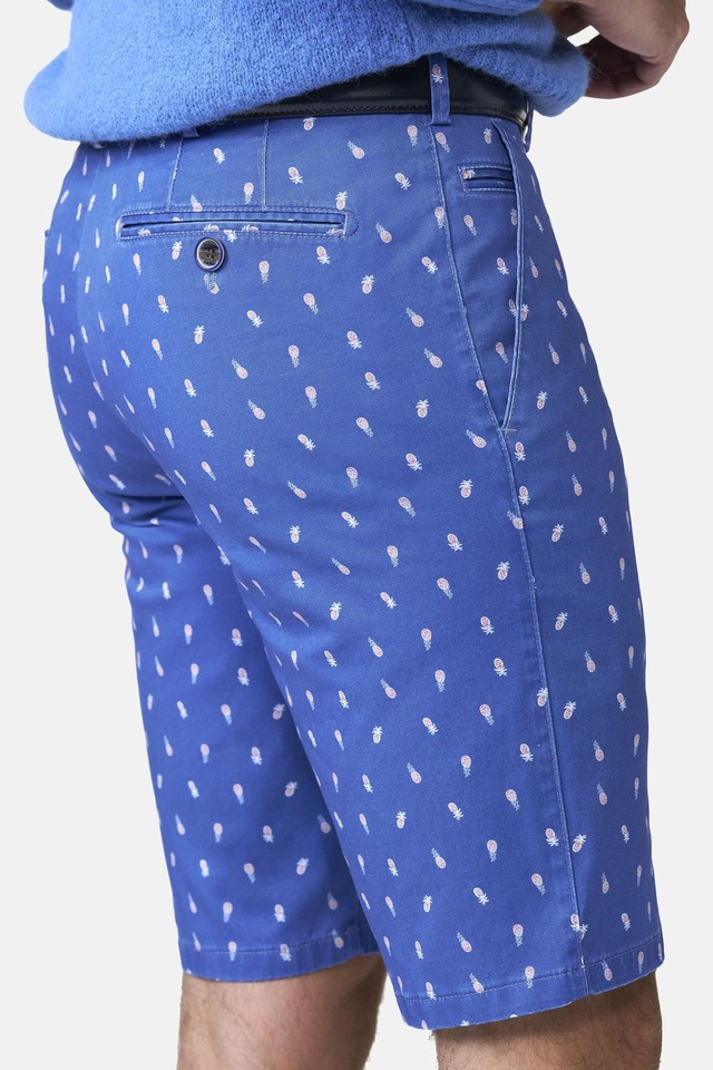 MEYER Chinos »B-Palma 1-3023« mit Pineapple-Print