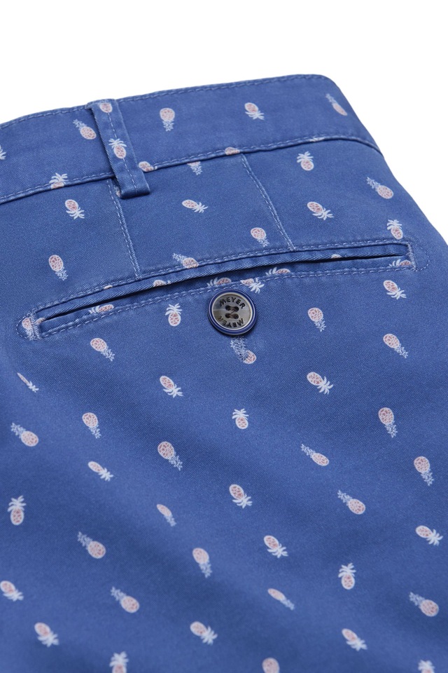 MEYER Chinos »B-Palma 1-3023« mit Pineapple-Print