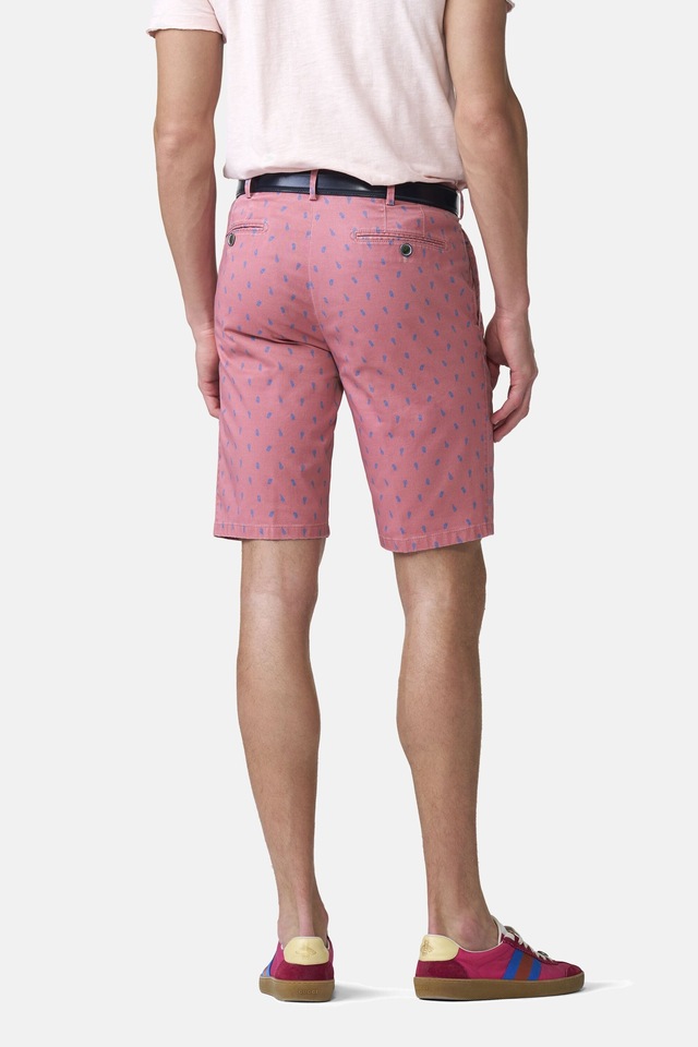 MEYER Chinos »B-Palma 1-3023« mit Pineapple-Print
