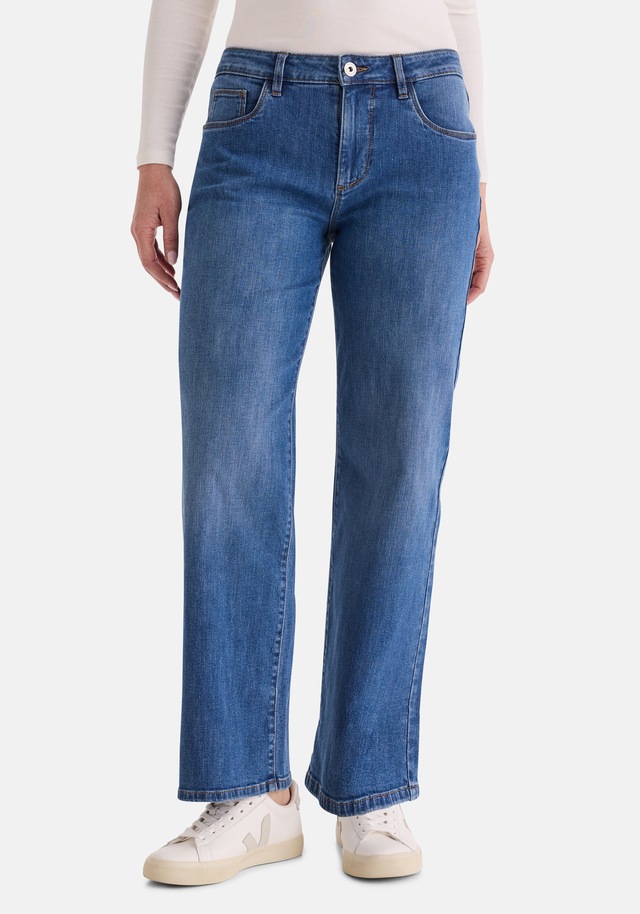 STOOKER WOMEN 5-Pocket-Jeans »MARY Denim 5-Pocket Hose« Wide Leg Fit Casual Clean Wash Stretch für Damen