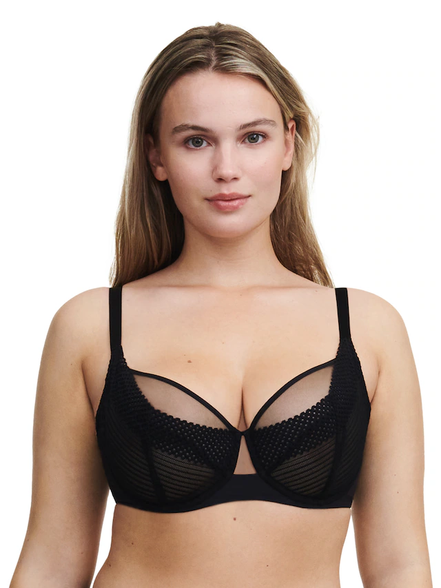 Chantelle Bügel-BH »PLAY« Spitze, Tüll, blickdichtes Gewebe, Cut-Outs am Mittelsteg