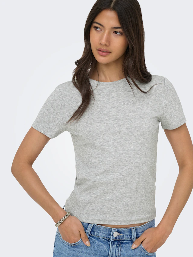 ONLY T-Shirt »ONLRILEY S/S TOPJRS« Baumwollmischung