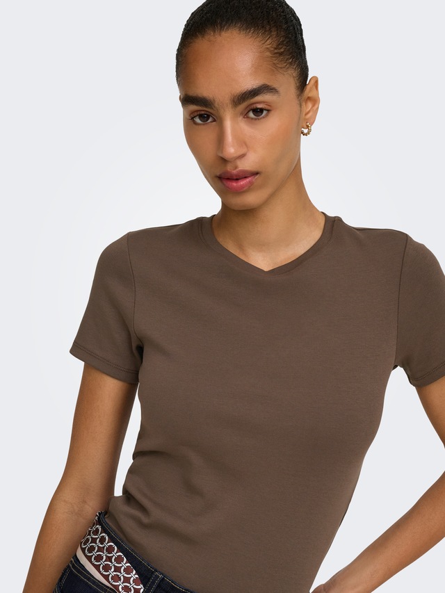 ONLY T-Shirt »ONLRILEY S/S TOPJRS« Baumwollmischung
