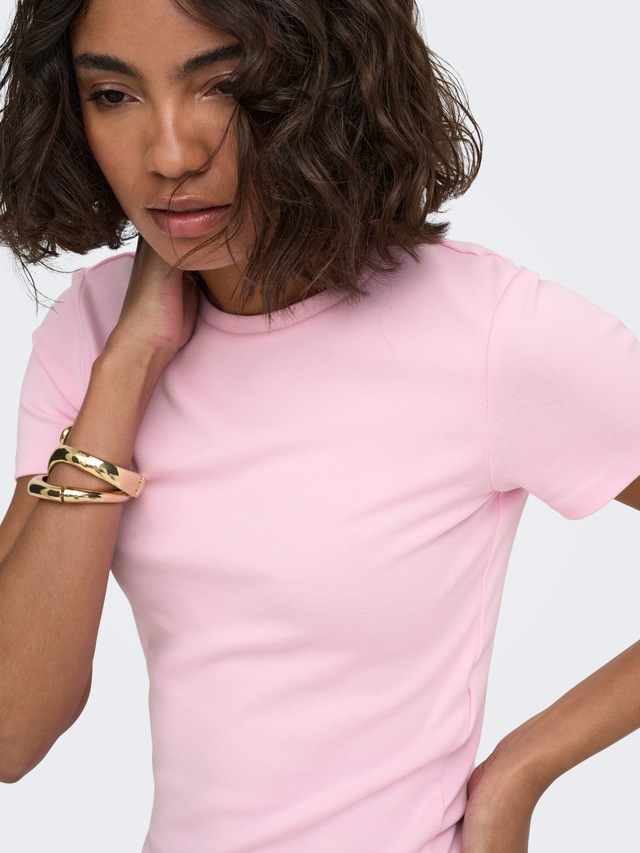 ONLY T-Shirt »ONLRILEY S/S TOPJRS« Baumwollmischung