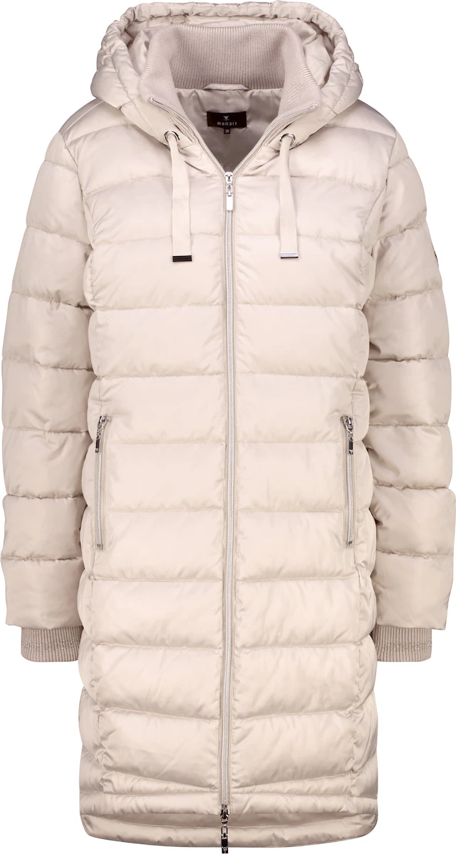 Monari Steppmantel »Mantel Stepp« Regular fit mit Stehkragen und Kapuze