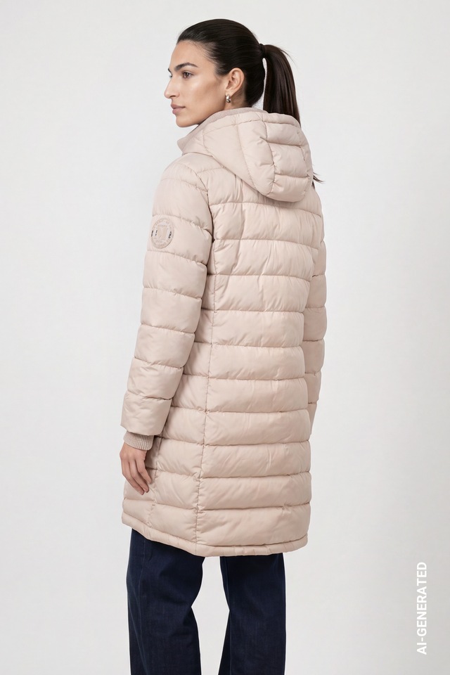 Monari Steppmantel »Mantel Stepp« Regular fit mit Stehkragen und Kapuze