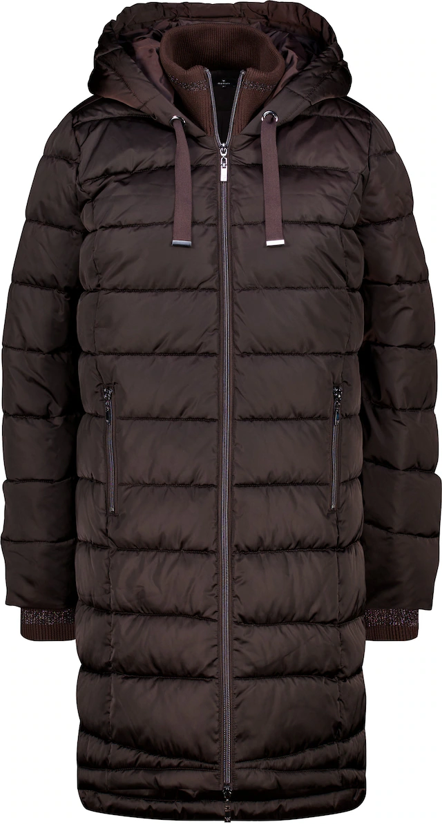 Monari Steppmantel »Mantel Stepp« Regular fit mit Stehkragen und Kapuze