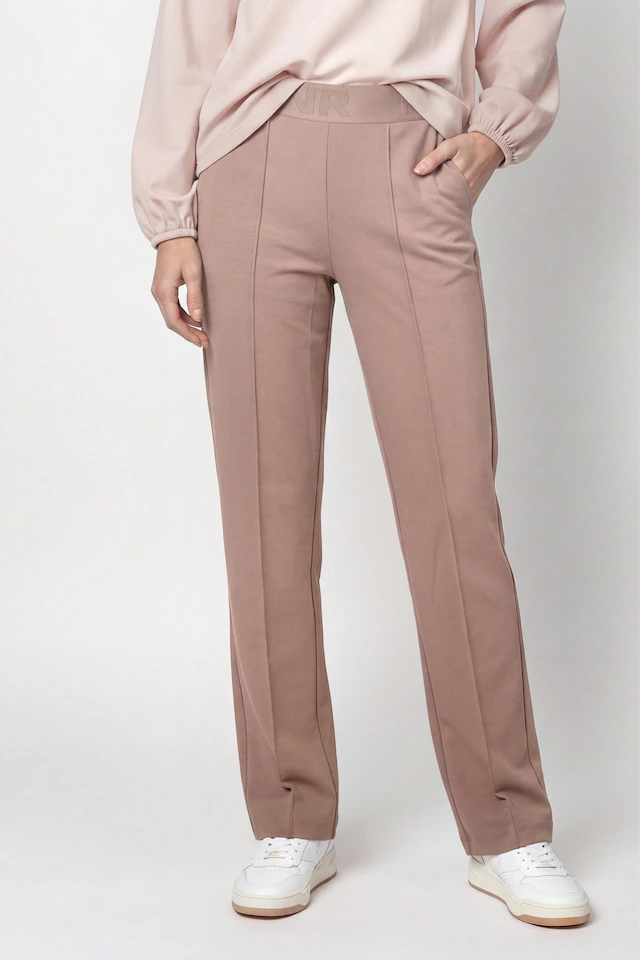 Monari Schlupfhose »Hose Bella Basic Regular« Regular fit mit elastischem Bund