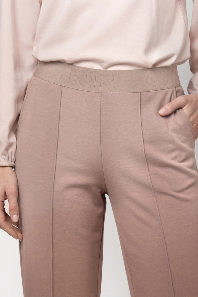 Monari Schlupfhose »Hose Bella Basic Regular« Regular fit mit elastischem Bund