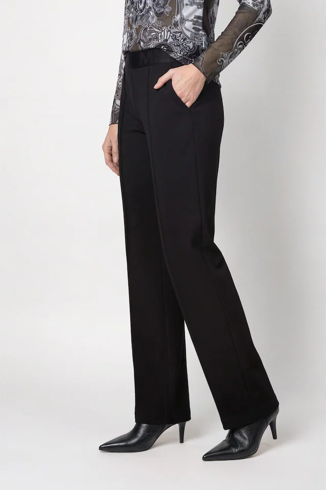 Monari Schlupfhose »Hose Bella Basic Regular« Regular fit mit elastischem Bund