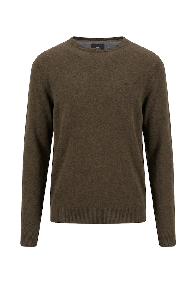 FYNCH-HATTON Strickpullover mit hochwertigem Kaschmiranteil, Rundhals, Casual Fit