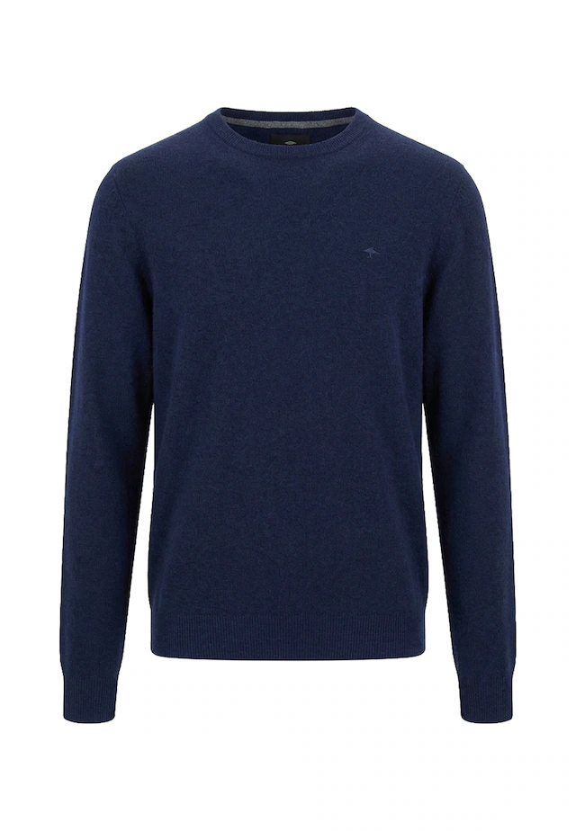 FYNCH-HATTON Strickpullover mit hochwertigem Kaschmiranteil, Rundhals, Casual Fit